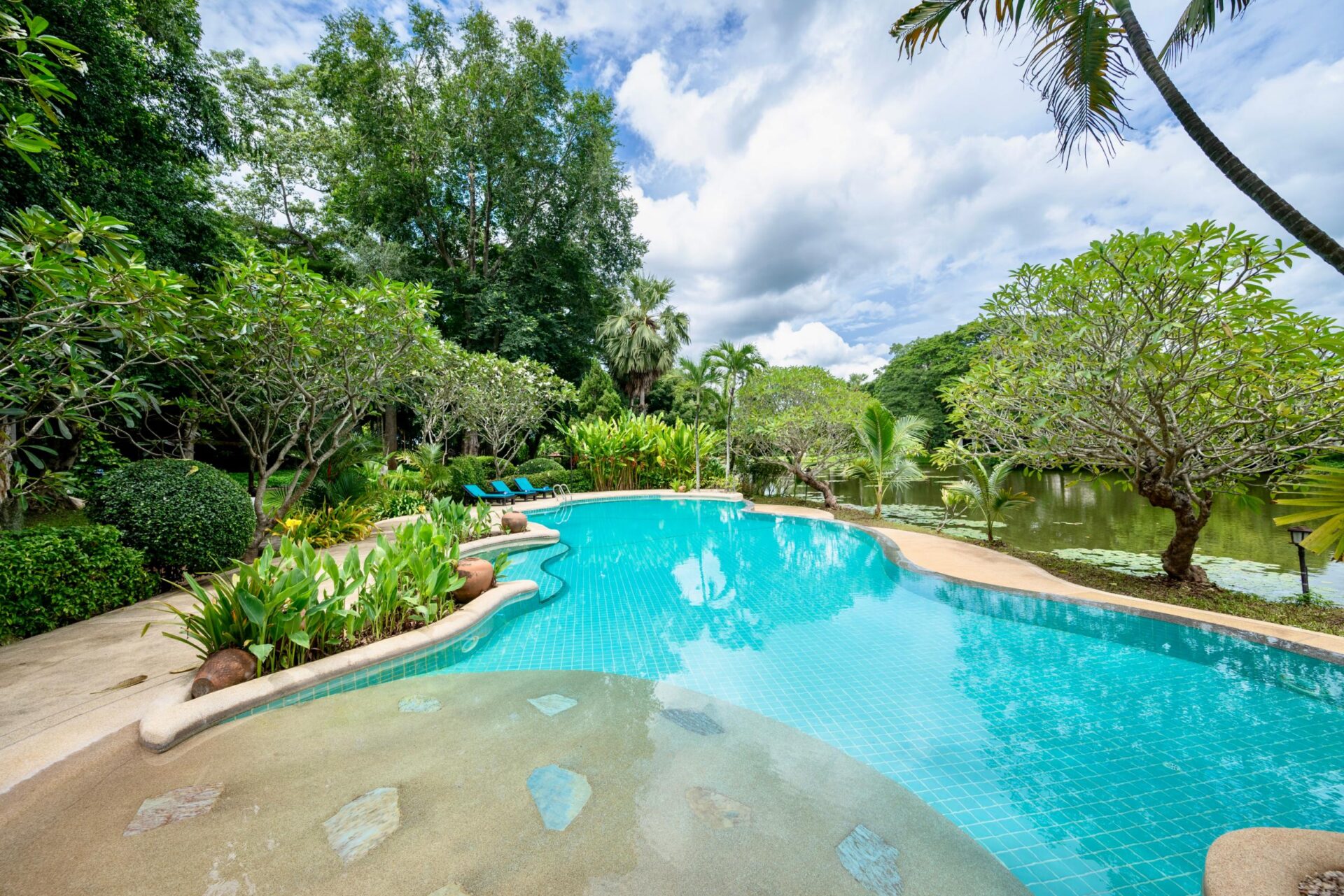 Swimming Pool seaside swimming pool